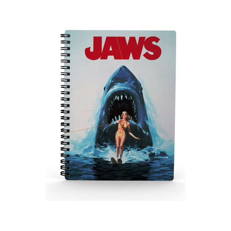 Jaws: Poster Lenticular Spiral Notebook