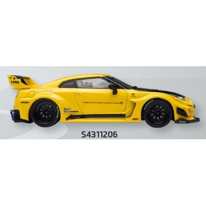 Nissan GTR35 LBWK Silhouette Yellow 2019 - 1:43