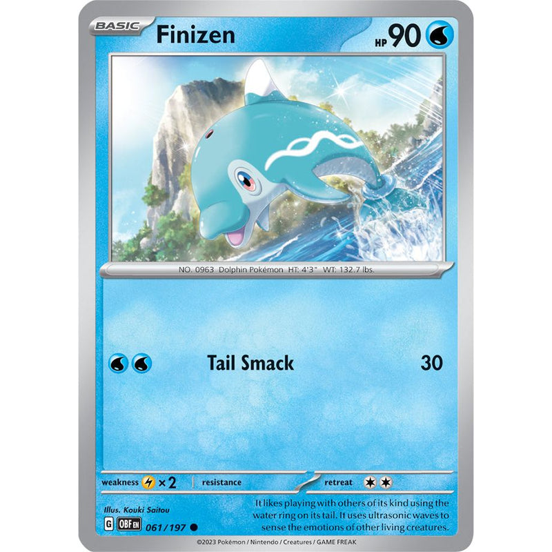Finizen 061/197 Pokemon Obsidian Flames (OBF EN) Trading Card Common