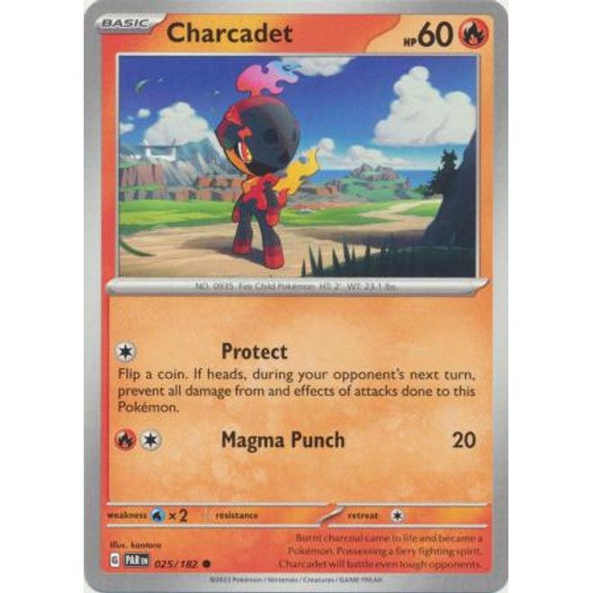 Charcadet 025/182 Pokemon Paradox Rift (PAR EN) Trading Card Common