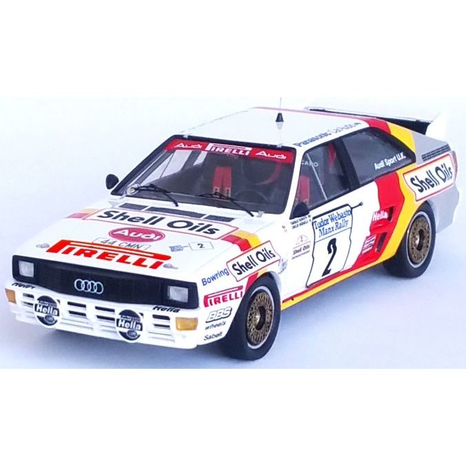 Audi Quattro 4th Manx Rally 1985 Harald Demuth/Emilio Radaelli - 1:43