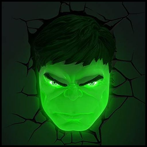 Marvel: Hulk Face 3D Wall Light