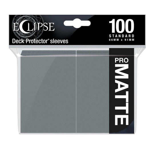 Eclipse Matte Standard Sleeves: Smoke Grey - Pack Of 100