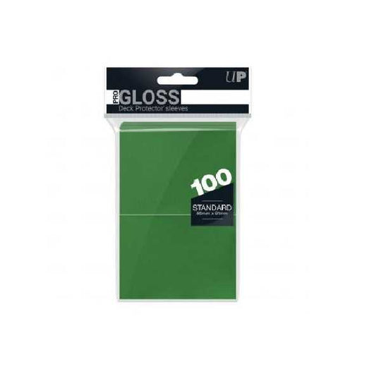 PRO-Gloss Standard Sleeves: Green - Pack Of 100