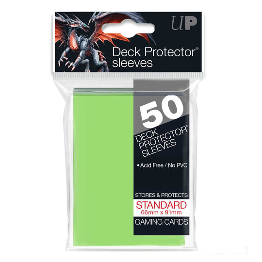 UNIT Standard Deck Protectors - Lime Green - Pack Of 50