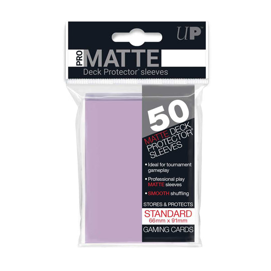 UNIT Pro Matte Standard Deck Protectors - Lilac - Pack Of 50