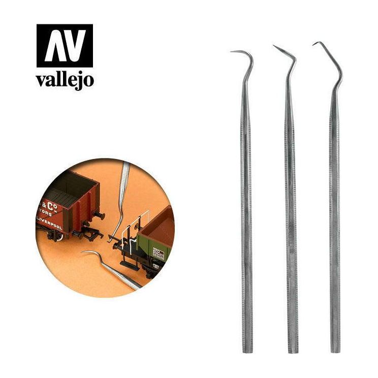 Tools Set Of 3 Stainless Steel Probes T02001