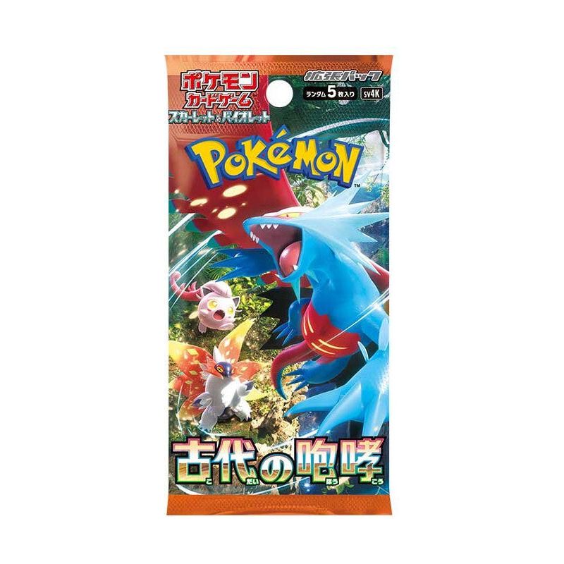 Ancient Roar Scarlet & Violet Booster Box Sv4K Pokemon Card Game - Pack Of 30