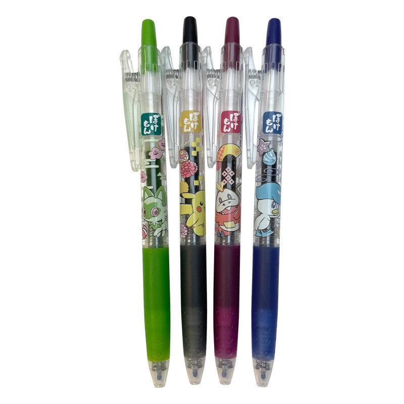 Ballpoint Pen Juice 4 Color Set Pokemon WAGARA Modern