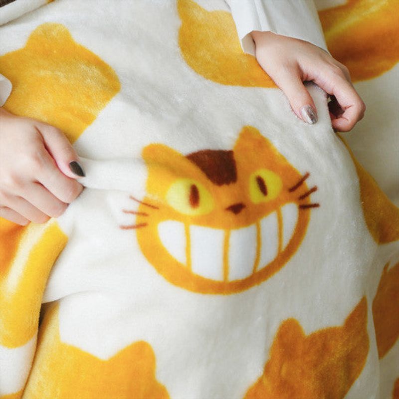 Blanket Catbus Silhouette 01 My Neighbor Totoro