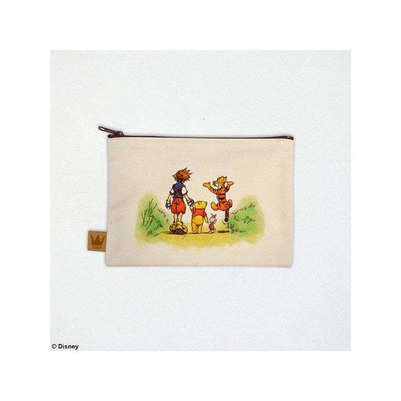 Canvas Pouch Hundred Acre Wood Kingdom Hearts