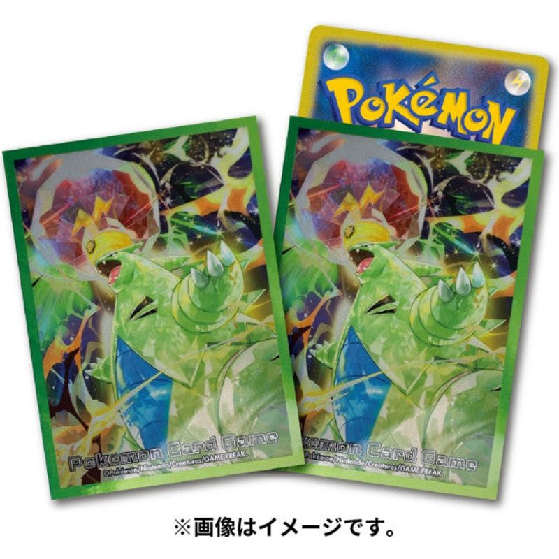 Card Sleeves Premium Gloss Tyranitar Electric Tera Type Pokemon Card Game