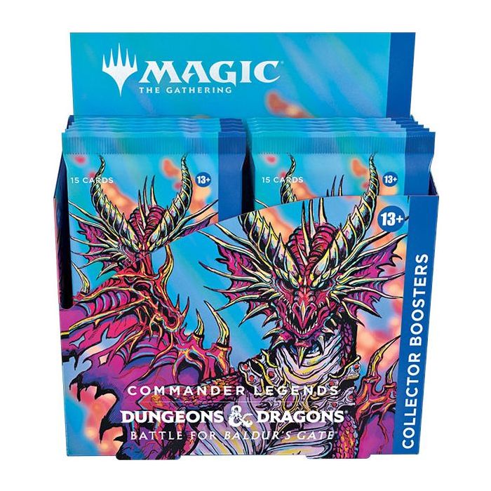 Magic: The Gathering Trading Card Games: Commander Legends: Baldur's Gate Collector Booster Box - Pack Of 12