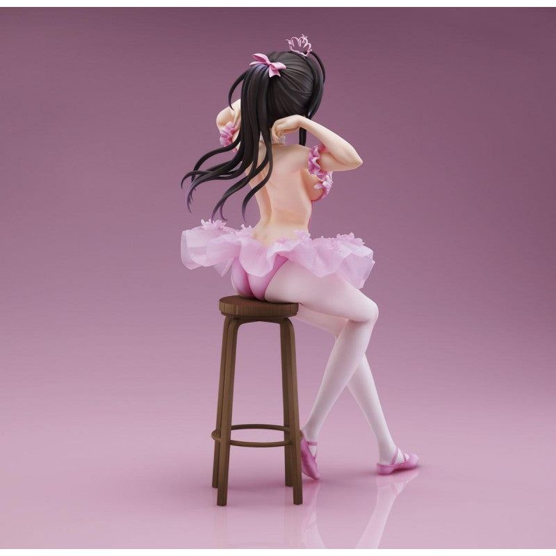 Figure Ponytail Girl Flamingo Ballet