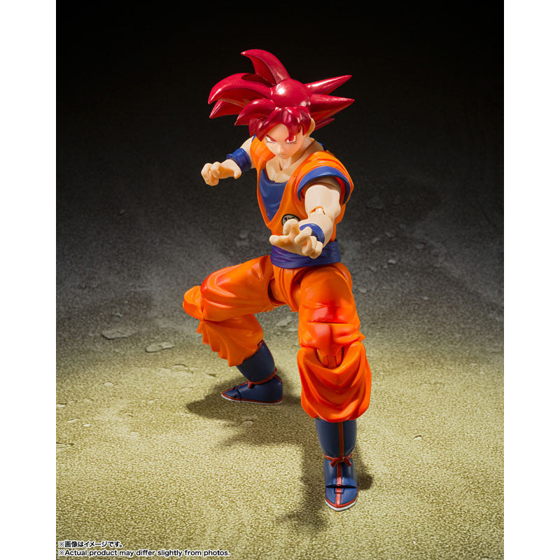 Figure Super Saiyan God Son Goku The Saiyan God Of Righteousness Dragon Ball Super S.H.Figuarts