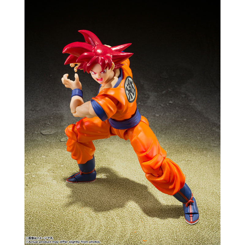 Figure Super Saiyan God Son Goku The Saiyan God Of Righteousness Dragon Ball Super S.H.Figuarts