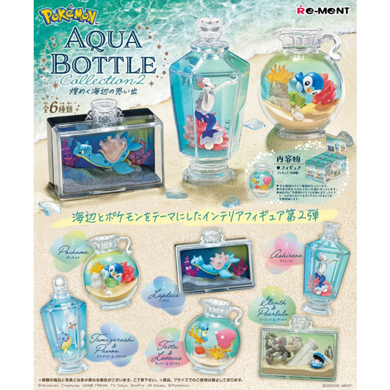 Figures Box Memories Of The Glittering Seaside AQUA BOTTLE Collection 2 Pokemon