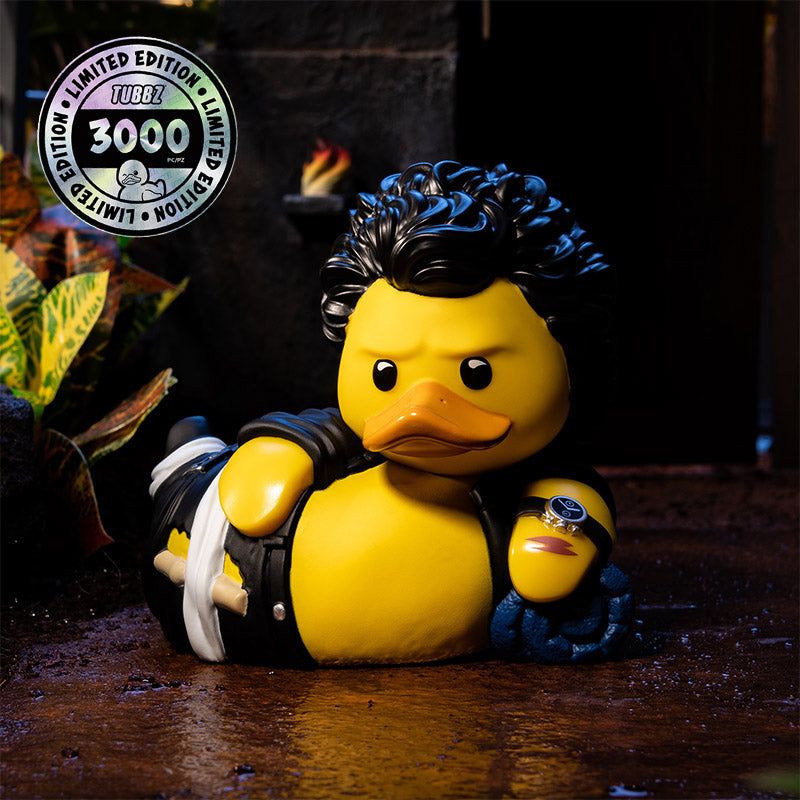 Jurassic Park Dr. Ian Malcolm Cosplaying Duck Collectible
