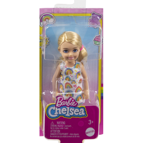 Barbie Chelsea Doll Rainbow Dress