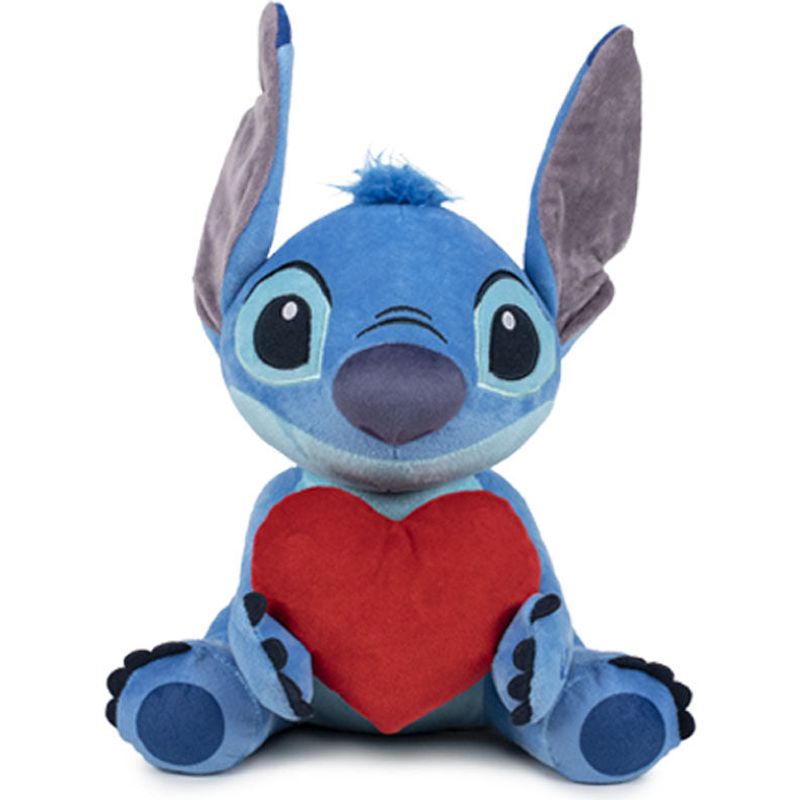 Stitch Heart Plush Toy With Sound 30 CM
