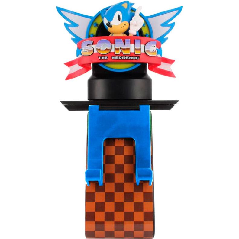 Sonic The Hedgehog Classic Sonic Clamping Bracket Cable Guy Ikon - 20cm