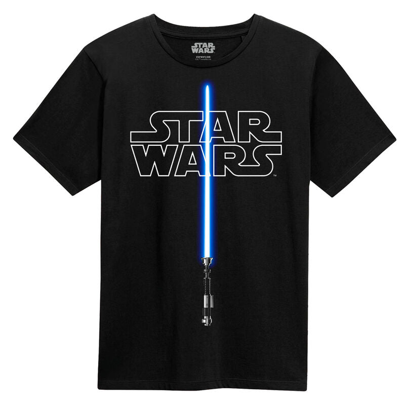 Star Wars Glow In The Dark Lightsaber Adult T-Shirt