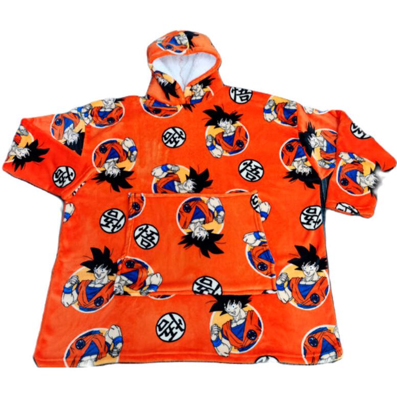 Dragon Ball Oversize Sweatshirt Coat Kids Coral