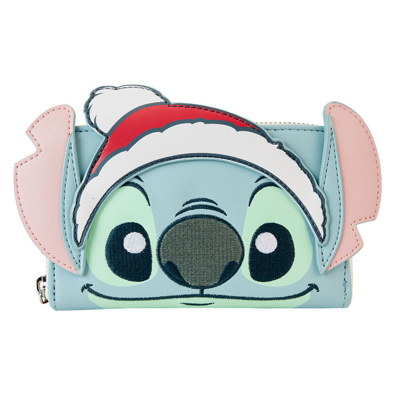 Disney Stitch Holiday Glitter Wallet