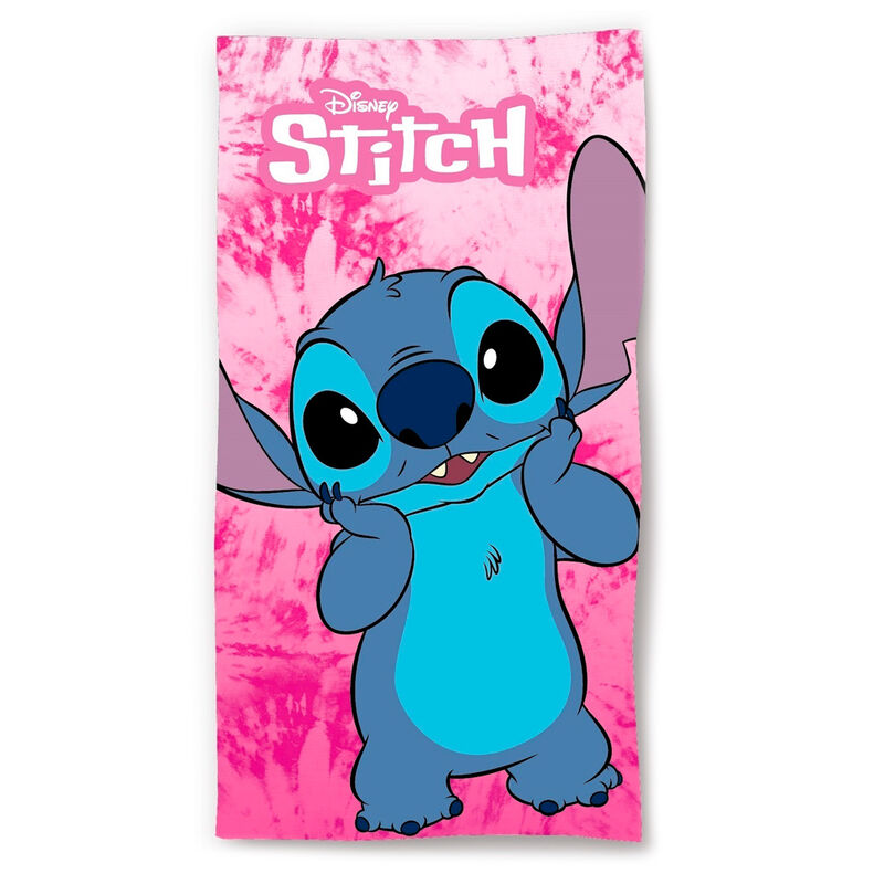 Stitch Pink Microfibre Beach Towel