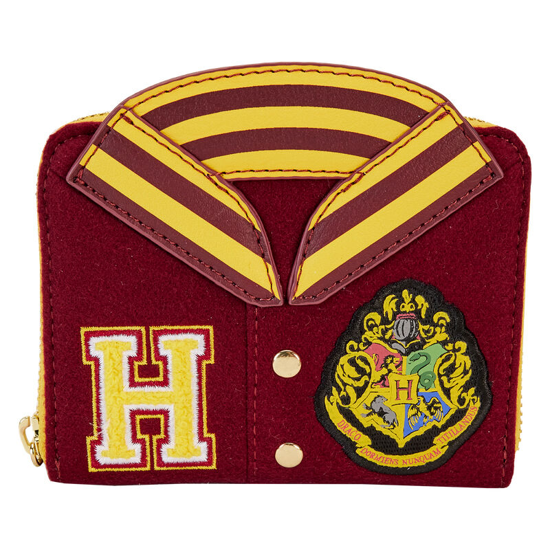 Harry Potter Hogwarts Crest Varsity Jacket Wallet