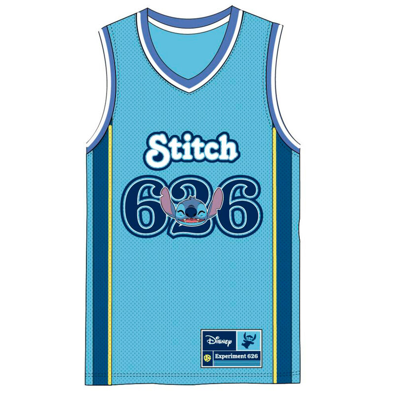 Disney Stitch Adult Basketball T-shirt