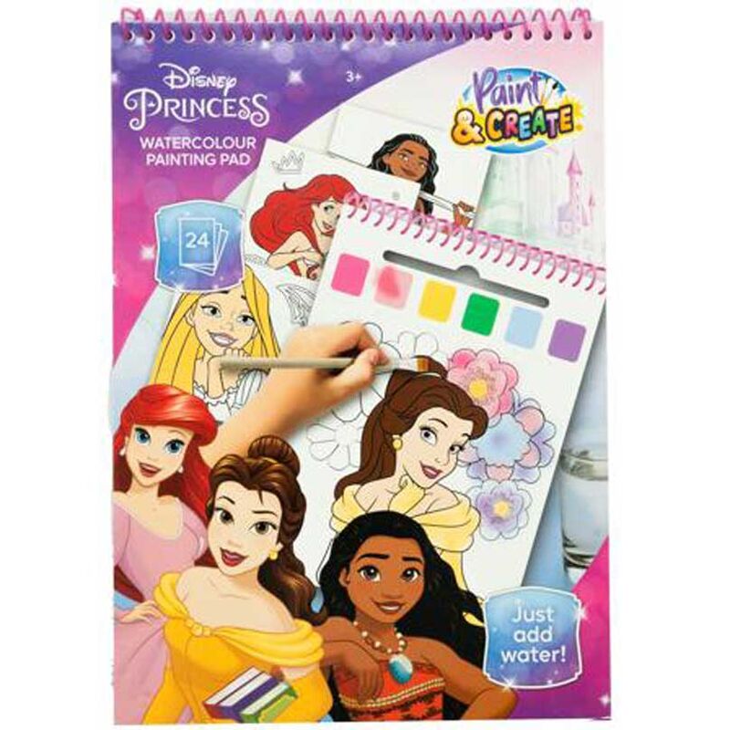 Disney Princess Watercolour Painting Pad