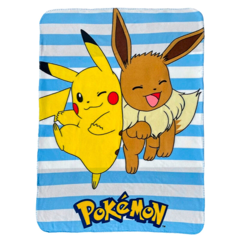 Pokemon Pikachu & Eevee Polar Blanket