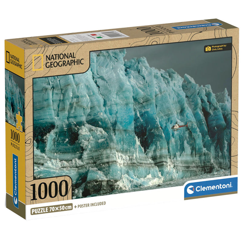 National Geographic Hubbard Glacier Puzzle - 1000 Pieces