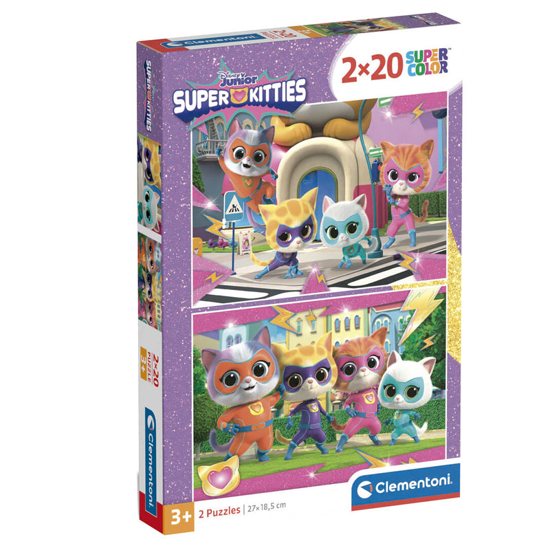 Disney SuperKitties Puzzle - 2X20 Pieces
