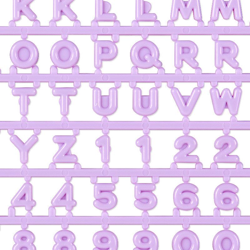 Keychain Accessories Alphabet Parts Purple Sanrio My Pachirun