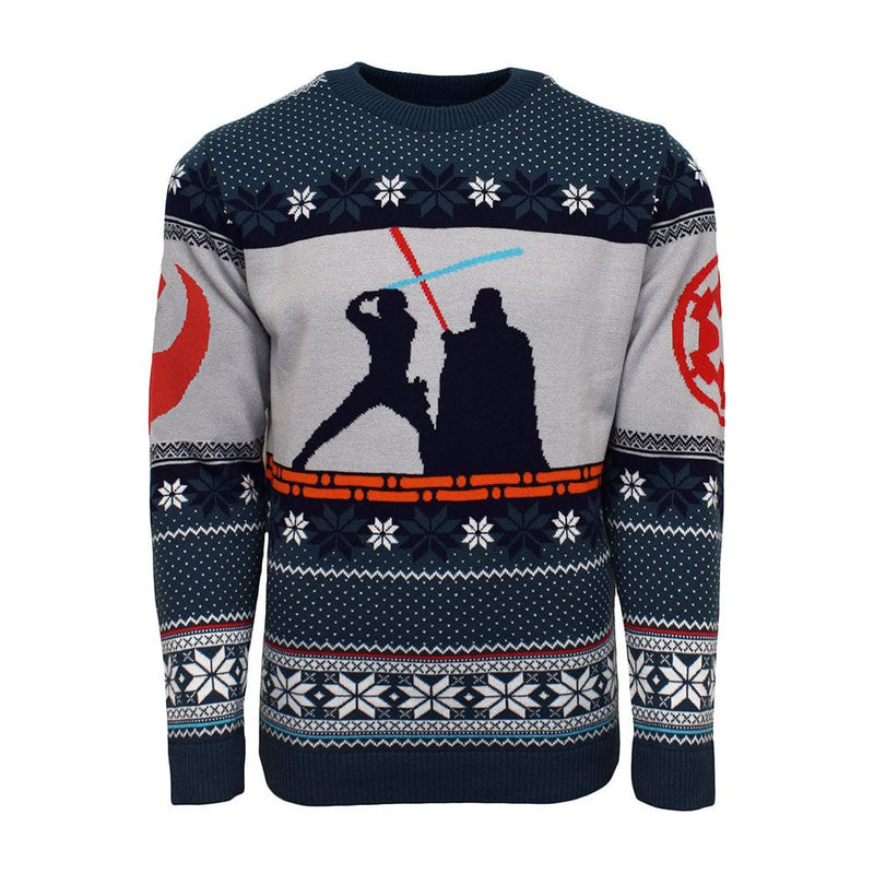 Star Wars Luke VS Darth Christmas Jumper Sweater