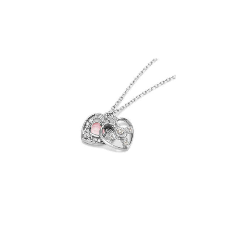 Necklace Cosmic Heart White Gold K18 Sailor Moon X U Treasure
