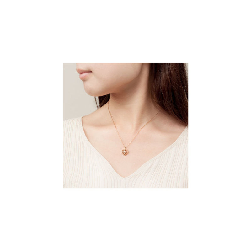 Necklace Cosmic Heart White Gold K18 Sailor Moon X U Treasure