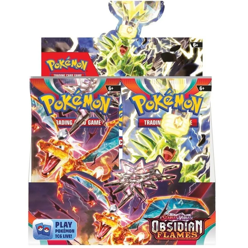 Pokemon Scarlet & Violet Obsidian Flames English Booster Box - Pack Of 36