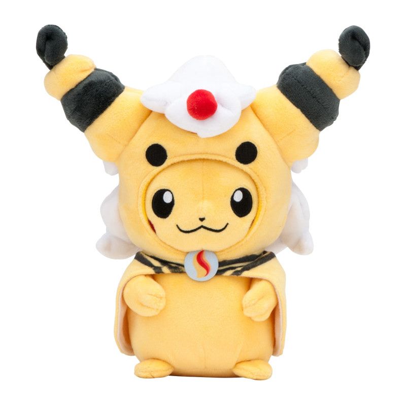 Plush Mega Ampharos Poncho Pikachu Pokemon