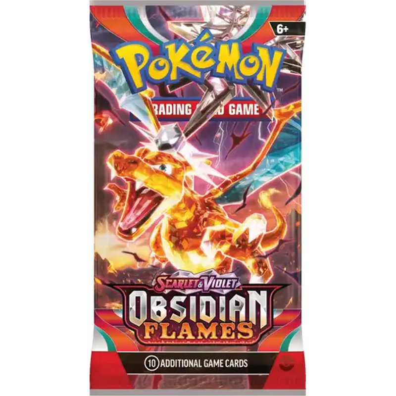 Pokemon Scarlet & Violet Obsidian Flames Single English Booster Pack