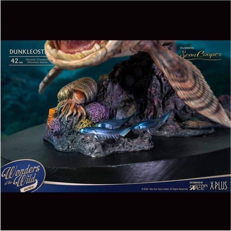 Polyresin Statue Dunkleosteus Deluxe Edition Sculted By Sean Cooper Wonders Of The Wild Series