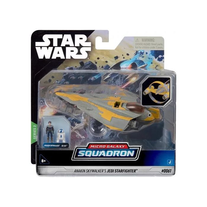 Star Wars Micro Galaxy Squadron 5 Inch Anakin Skywalker's Jedi Starfighter
