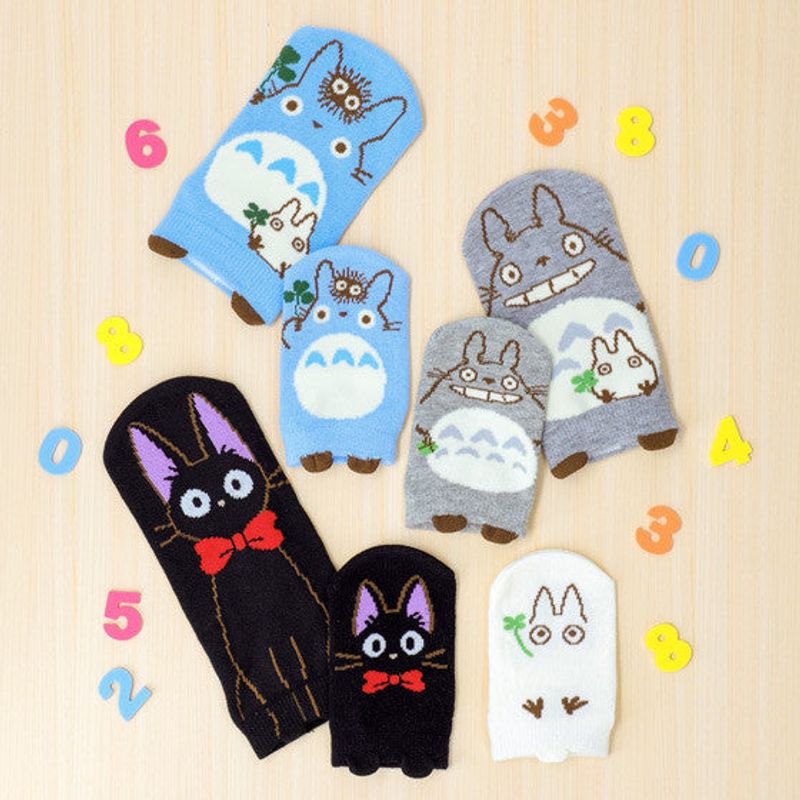 Puppet Socks 13-19 Cm Grey My Neighbor Totoro