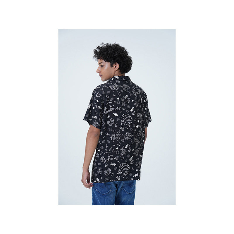 Shirt S All-Over Pattern Black Gear 5 One Piece