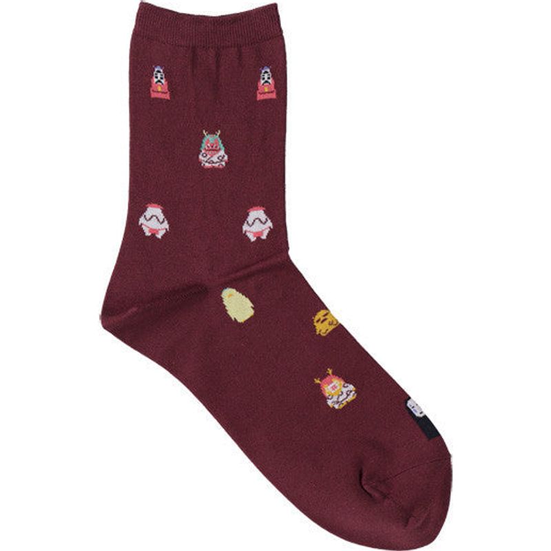 Short Socks Crimson Spirited Away