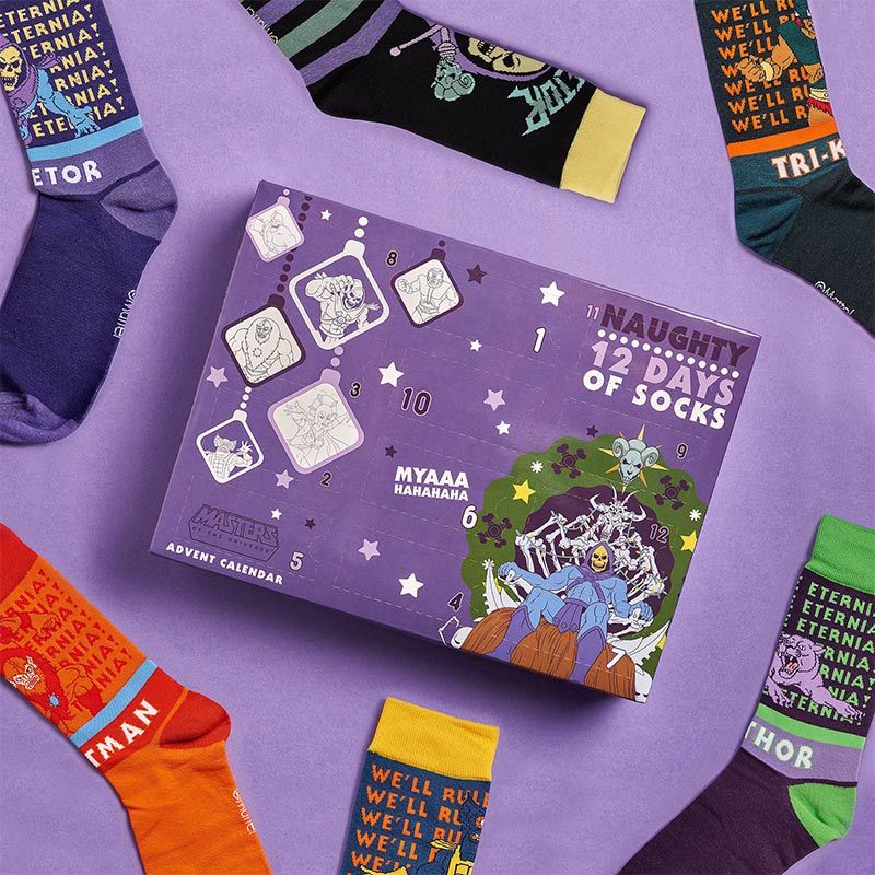 He-Man & The Masters Of The Universe Naughty 12 Days Of Socks Advent Calendar