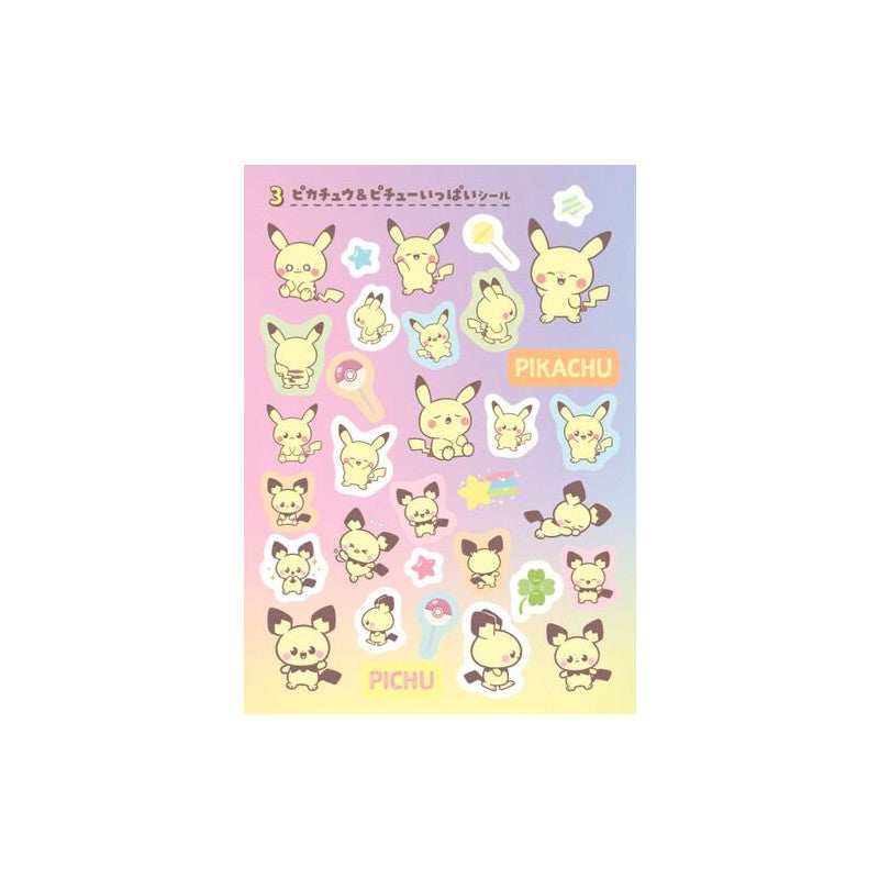 Sticker Book Marugoto DX Nonbiri Pokemon Pokepeace