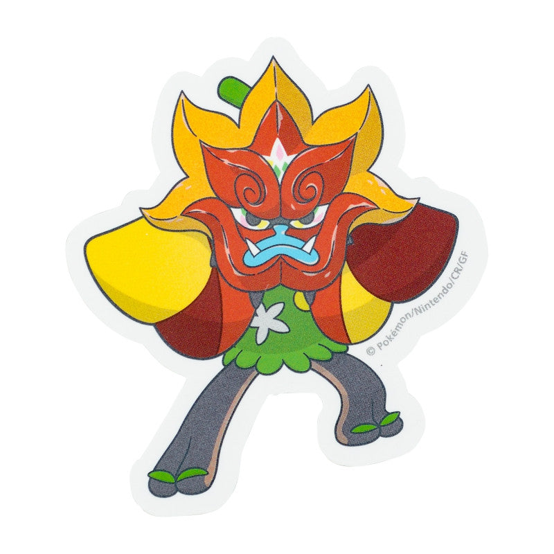 Sticker Ogerpon Hearthflame Mask Pokemon